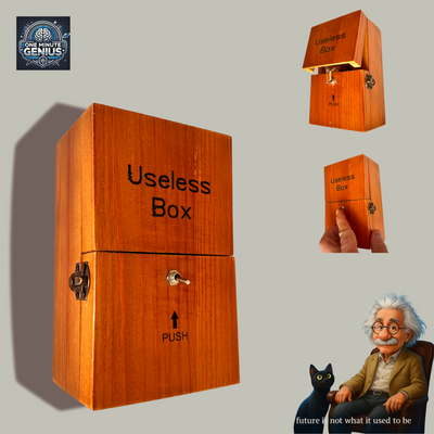 Wooden Useless Box