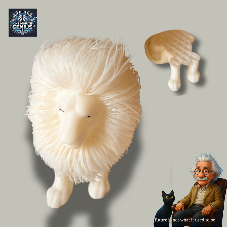 3D Printed Lion Duo – Finished & In-Progress