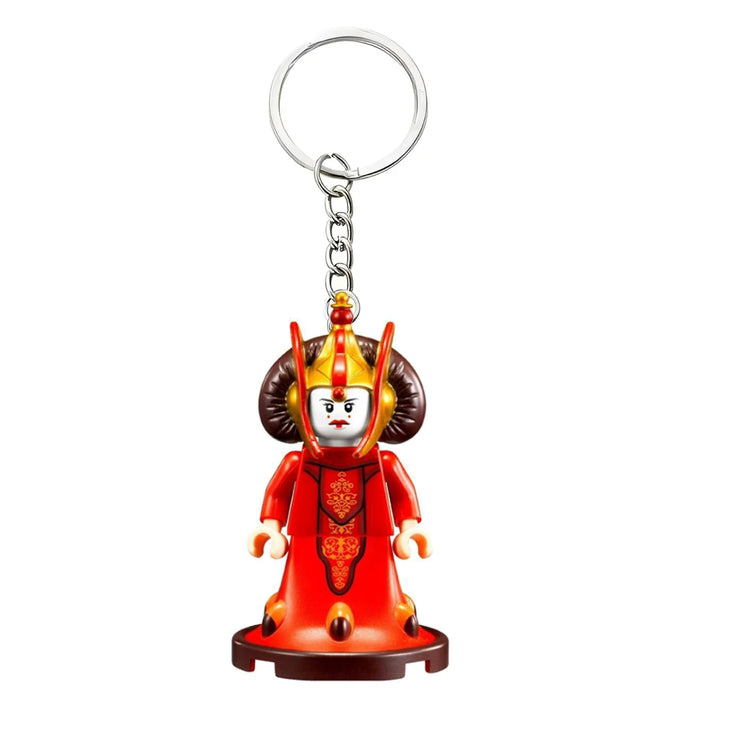 Star Wars Mini Figure Keychain | Darth Vader, Luke, Ahsoka – Block Style