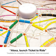 Ticket to Ride Board Game, Cross-Country Train Adventure for Family & Friends, Strategy Game for Ages 8+, 2-5 Players, 30-60 Min