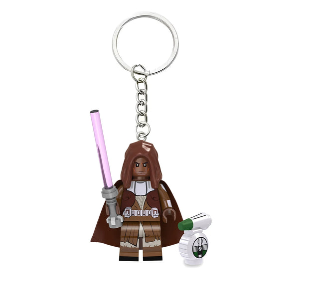 Star Wars Mini Figure Keychain | Darth Vader, Luke, Ahsoka – Block Style