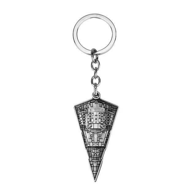 Star Wars R2-D2 & Mandalorian Keychain | Metal Cartoon Pendant by Disney