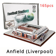 Large Sports Soccer Toys 3D Building Model World Cup Football Stadiums Puzzle Model Kit DIY Toy for Adult Kids Real Madrid Fan