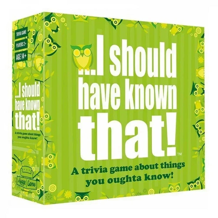 I Should Have Known That! Trivia Game
