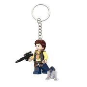 Star Wars Mini Figure Keychain | Darth Vader, Luke, Ahsoka – Block Style