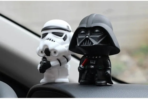 Darth Vader & Stormtrooper Bobblehead | Star Wars Car & Desk Decor