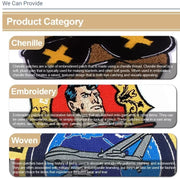 NASA Patches 6 Pieces,Embroidered Iron On/Sew On Space Patches,US Flag Patch,Chenille patch (Iron on/Heat Transfer Backing)
