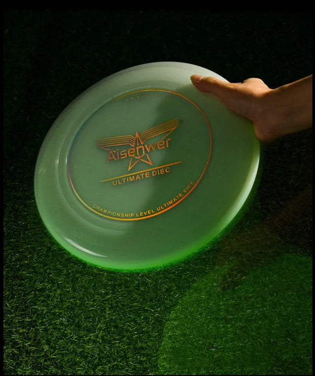 Ultimate Nightlight Flying Discs 175g Noctilucent Swirling Flying Saucer for Adult Teens Beach Backyard Camping Outdoor Sports