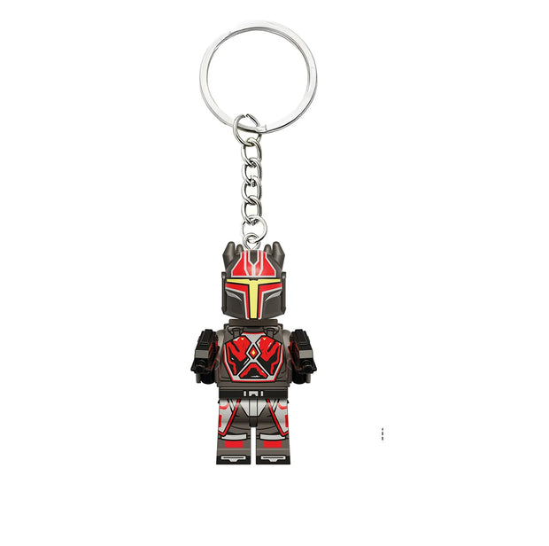 Star Wars Mini Figure Keychain | Darth Vader, Luke, Ahsoka – Block Style