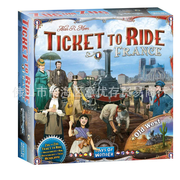 Ticket to Ride Board Game, Cross-Country Train Adventure for Family & Friends, Strategy Game for Ages 8+, 2-5 Players, 30-60 Min