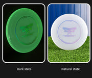 Ultimate Nightlight Flying Discs 175g Noctilucent Swirling Flying Saucer for Adult Teens Beach Backyard Camping Outdoor Sports