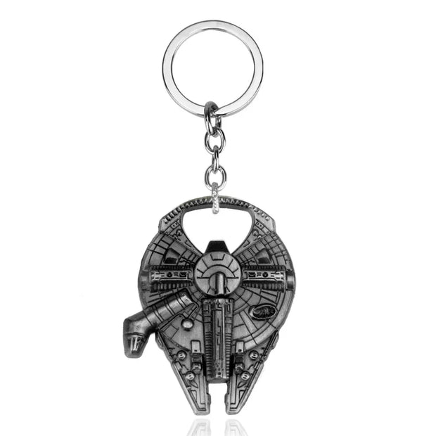 Star Wars R2-D2 & Mandalorian Keychain | Metal Cartoon Pendant by Disney
