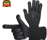 BBQ Gloves High Temperature Resistance Oven Mitts 500 800 Degrees Fireproof Barbecue Heat Insulation Microwave Oven Gloves