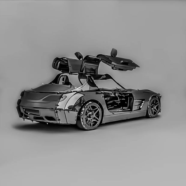 sports car 3D Metal Puzzle DIY Model Making Kit Adult Toy Birthday Gift