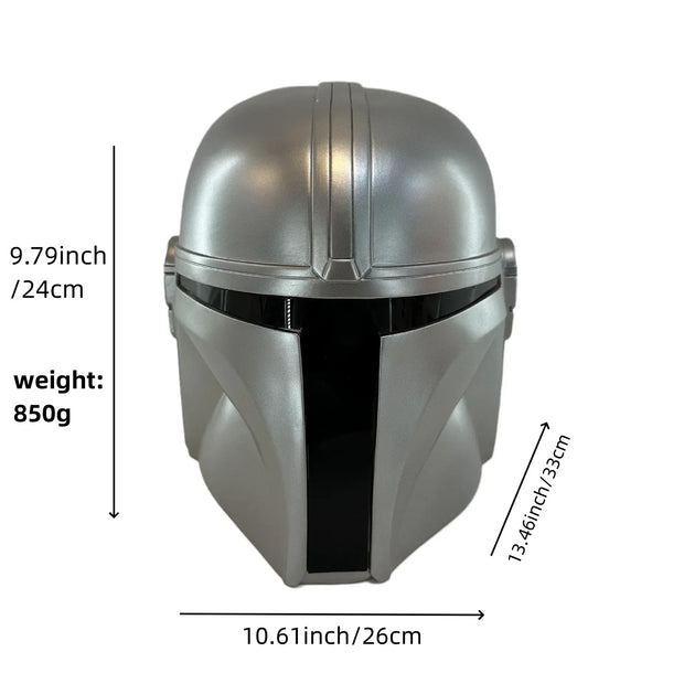 Mando Helmet On, World Off
