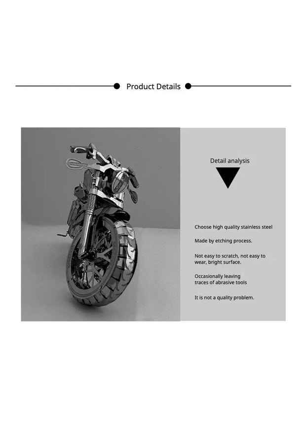 3D Metal Puzzle Motorcycles DIY Model Building Kit Adult Toys Birthday Gift