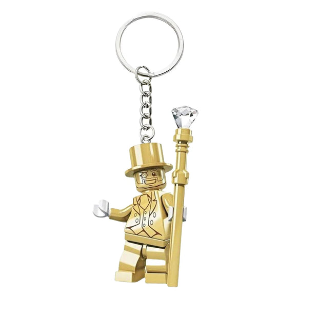 Star Wars Mini Figure Keychain | Darth Vader, Luke, Ahsoka – Block Style
