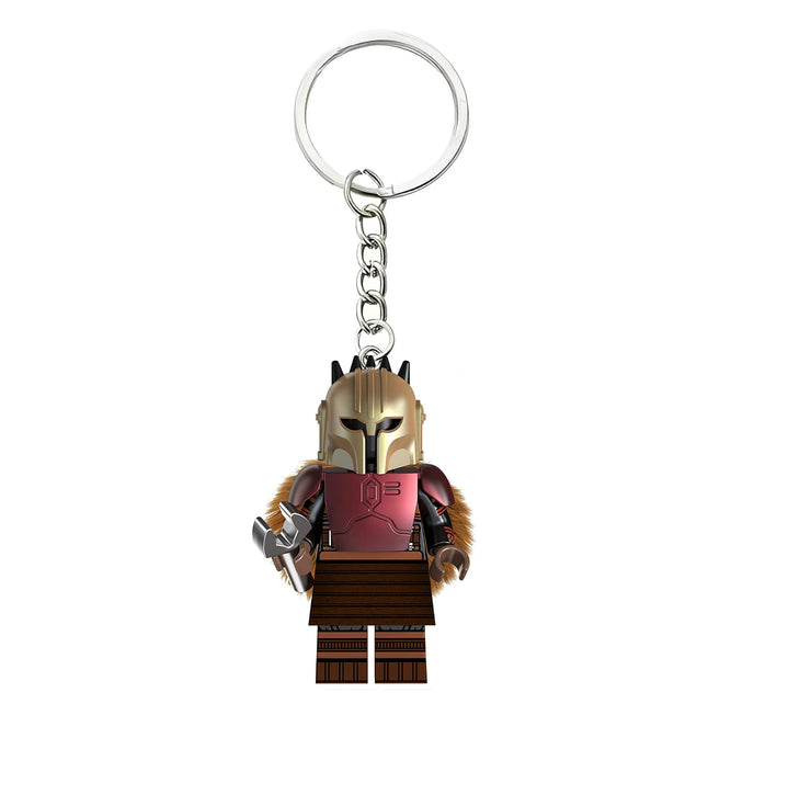 Star Wars Mini Figure Keychain | Darth Vader, Luke, Ahsoka – Block Style