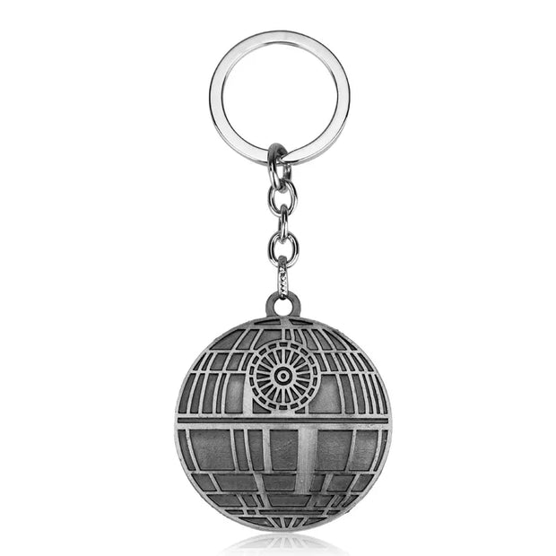 Star Wars R2-D2 & Mandalorian Keychain | Metal Cartoon Pendant by Disney