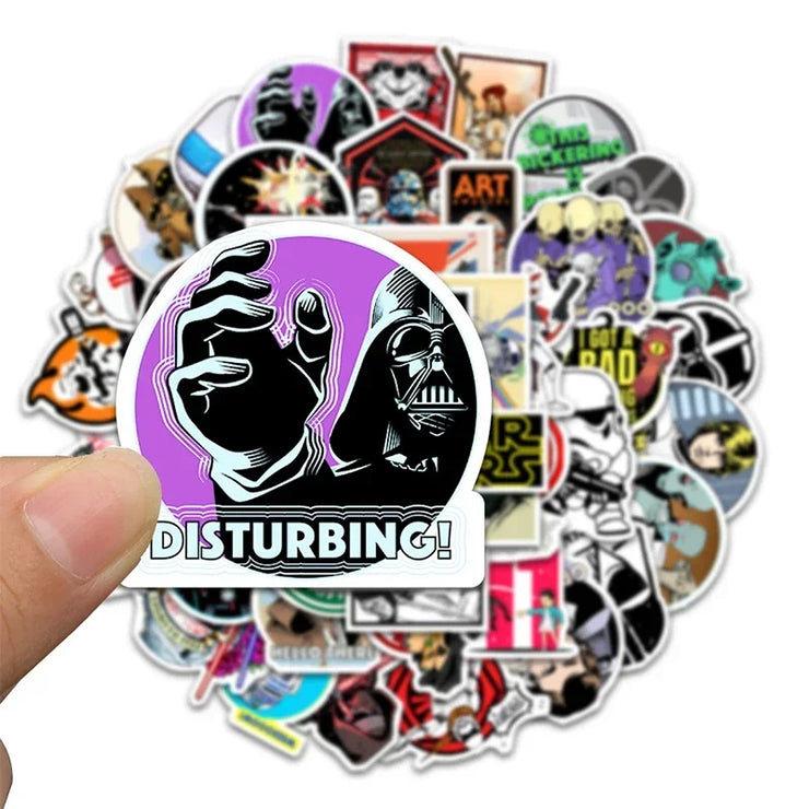 50× Star Wars Vinyl Stickers | Waterproof Graffiti Decals for Laptop, Phone & More