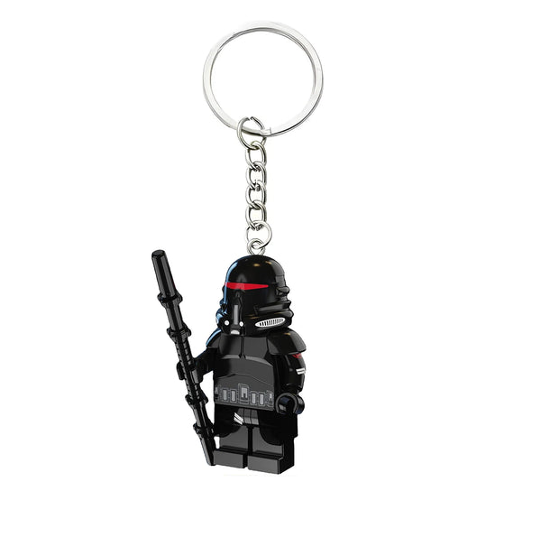 Star Wars Mini Figure Keychain | Darth Vader, Luke, Ahsoka – Block Style