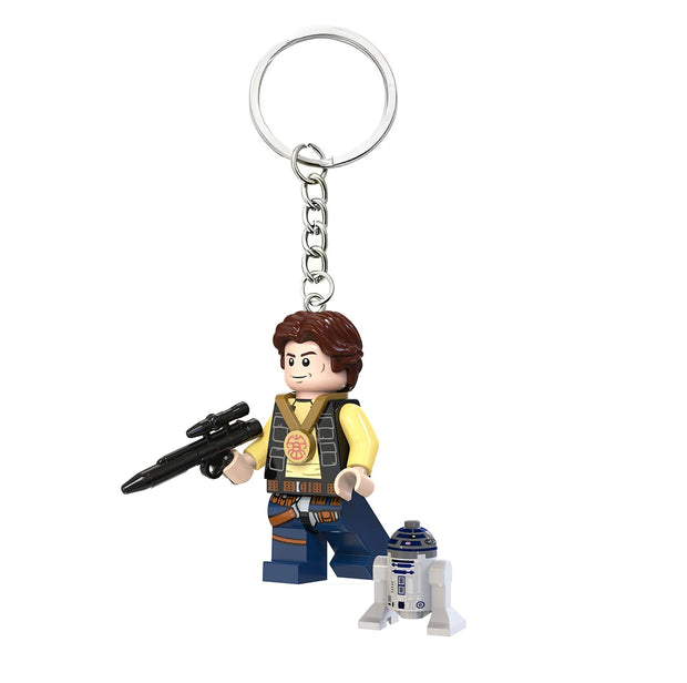 Star Wars Mini Figure Keychain | Darth Vader, Luke, Ahsoka – Block Style