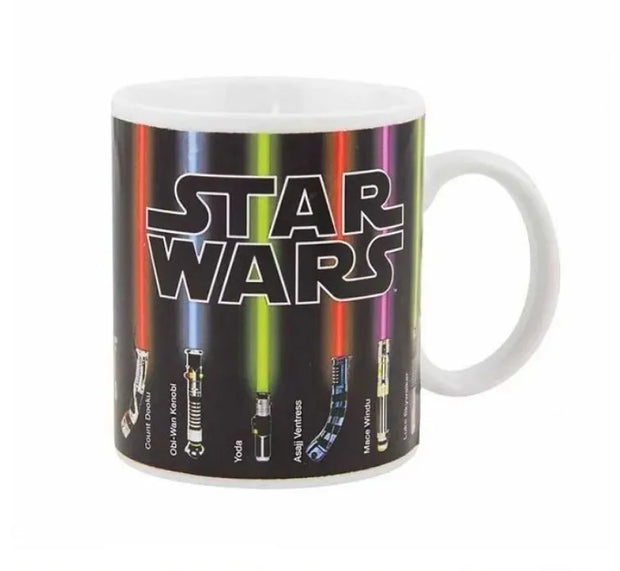 Star Wars Color-Changing Mug | Heat-Activated Lightsaber Design