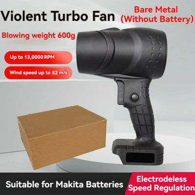 Mini Turbo Jet Fan Wireless Blower Super Powerful Stepless Speed Turbojet Rechargeable Air Blower Air Pressure Violent Fan