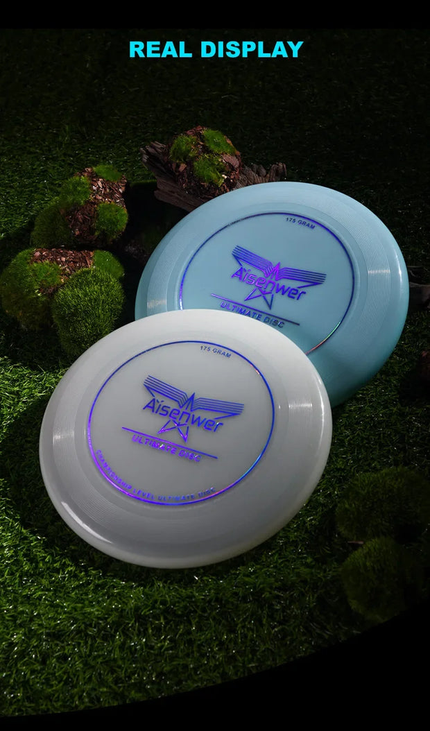 Ultimate Nightlight Flying Discs 175g Noctilucent Swirling Flying Saucer for Adult Teens Beach Backyard Camping Outdoor Sports