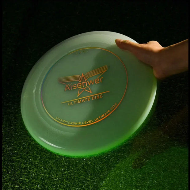 Ultimate Nightlight Flying Discs 175g Noctilucent Swirling Flying Saucer for Adult Teens Beach Backyard Camping Outdoor Sports