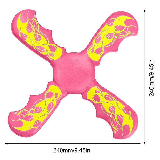 Flying Disc for Children Adult Boomerang Toys Outdoor Playing Flying Saucer Game Disc Pool Beach Outdoor Sports Soft Flying Disc