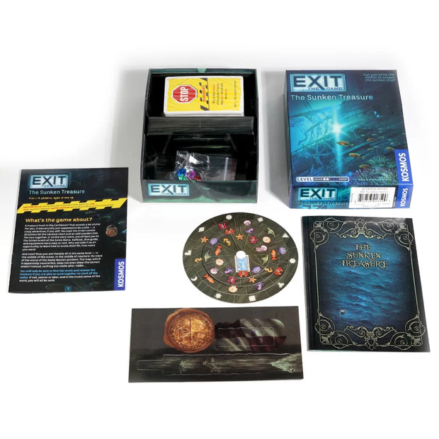 The Sunken Treasure Exit: The Game Kosmos Card Game Family-Friendly, Card-Based At-Home Escape Room Experience for 1 To 4 Player