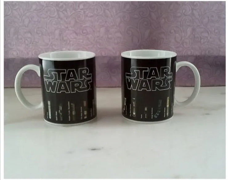 Star Wars Color-Changing Mug | Heat-Activated Lightsaber Design