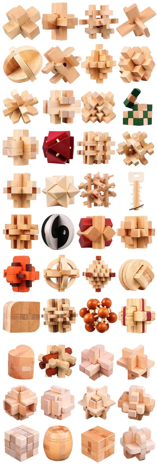 Puzzle LuBan Lock Educational Intellectual Toys Adults Kids
