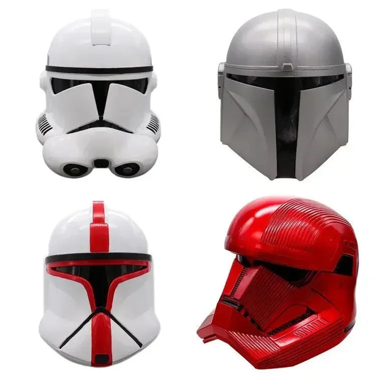 Mando Helmet On, World Off