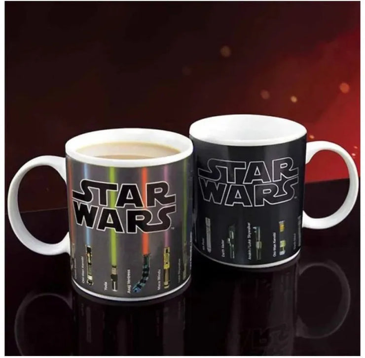 Star Wars Color-Changing Mug | Heat-Activated Lightsaber Design