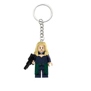 Star Wars Mini Figure Keychain | Darth Vader, Luke, Ahsoka – Block Style