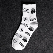 Star Wars Crew Socks by Hasbro | Cotton Mid-Tube Socks for Men & Women