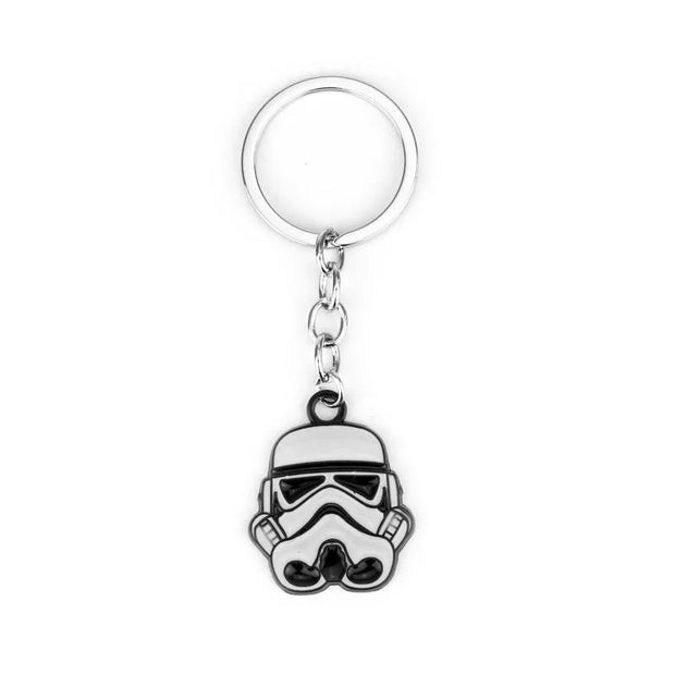 Star Wars R2-D2 & Mandalorian Keychain | Metal Cartoon Pendant by Disney