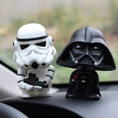 Darth Vader & Stormtrooper Bobblehead | Star Wars Car & Desk Decor