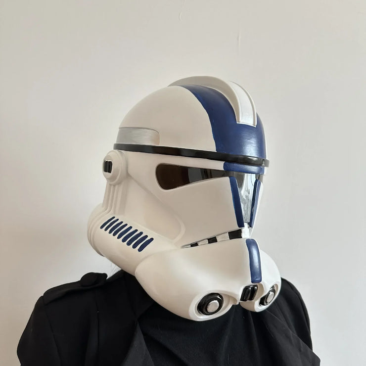 Mando Helmet On, World Off