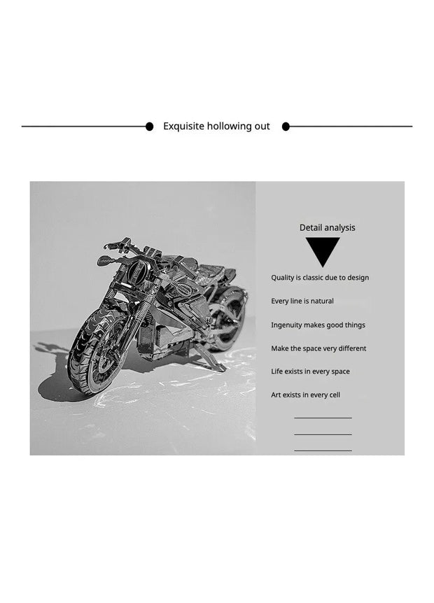 3D Metal Puzzle Motorcycles DIY Model Building Kit Adult Toys Birthday Gift