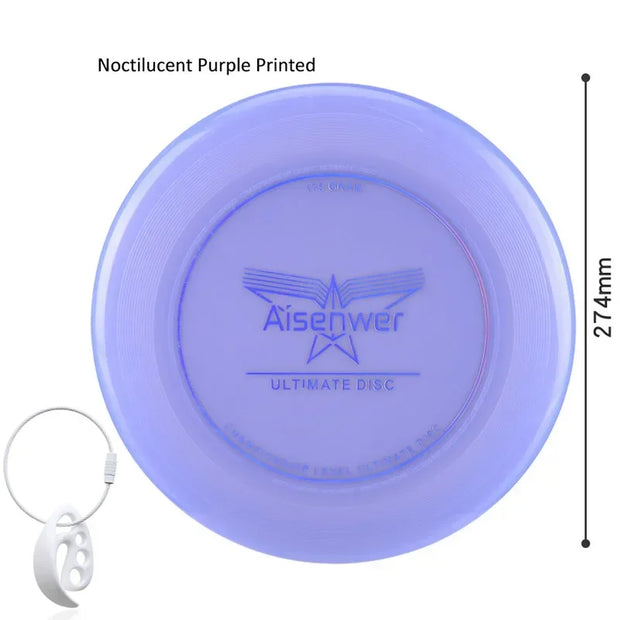 Ultimate Nightlight Flying Discs 175g Noctilucent Swirling Flying Saucer for Adult Teens Beach Backyard Camping Outdoor Sports