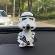 Darth Vader & Stormtrooper Bobblehead | Star Wars Car & Desk Decor