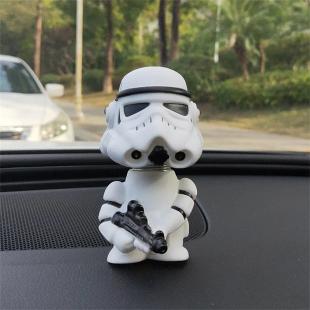 Darth Vader & Stormtrooper Bobblehead | Star Wars Car & Desk Decor