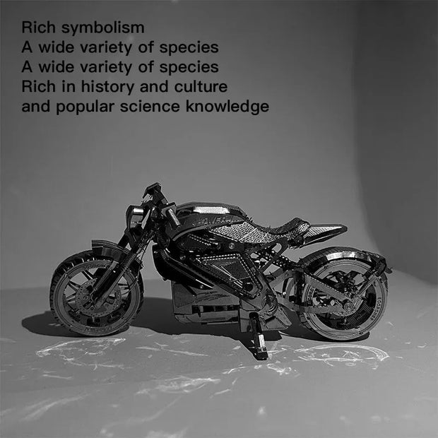 3D Metal Puzzle Motorcycles DIY Model Building Kit Adult Toys Birthday Gift