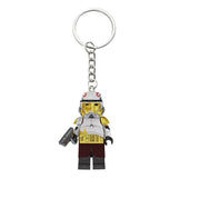 Star Wars Mini Figure Keychain | Darth Vader, Luke, Ahsoka – Block Style