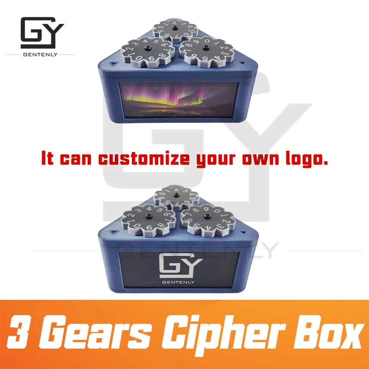 Puzzle Game Encryption Gears Customizable Image And Logo