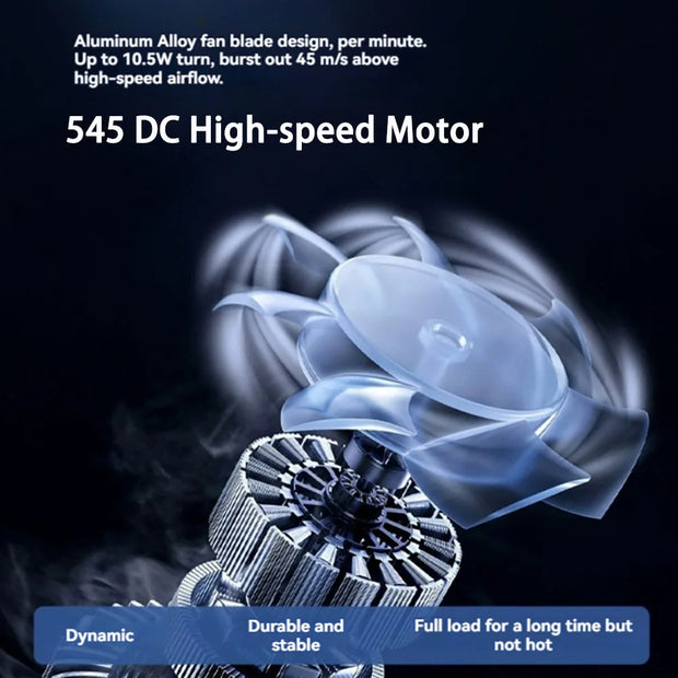 Mini Turbo Jet Fan Wireless Blower Super Powerful Stepless Speed Turbojet Rechargeable Air Blower Air Pressure Violent Fan