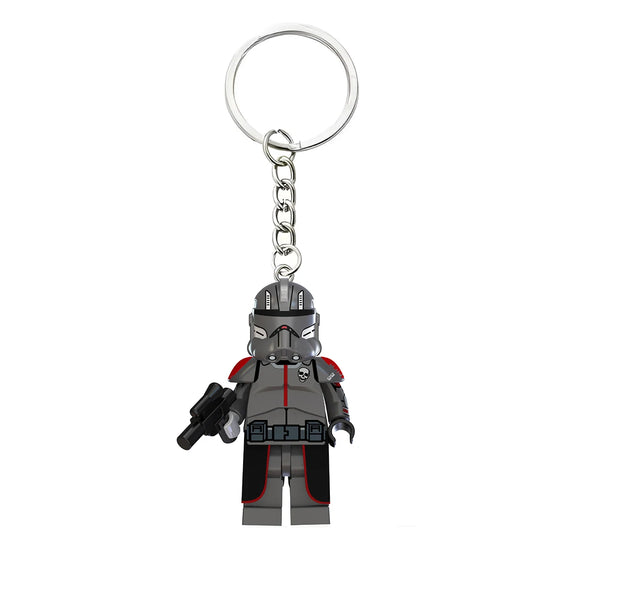 Star Wars Mini Figure Keychain | Darth Vader, Luke, Ahsoka – Block Style